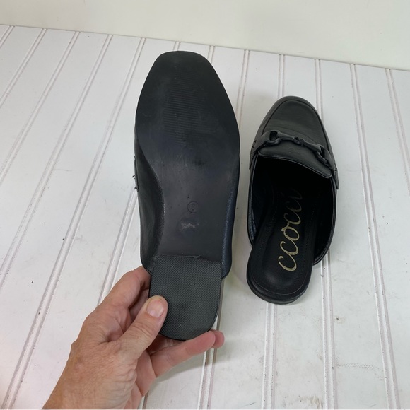 CCOCCI Adelina black slip on mules - Picture 8 of 8